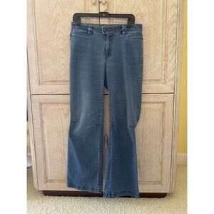 Woolrich Detailed Knee-Cap Wide Leg Jeans